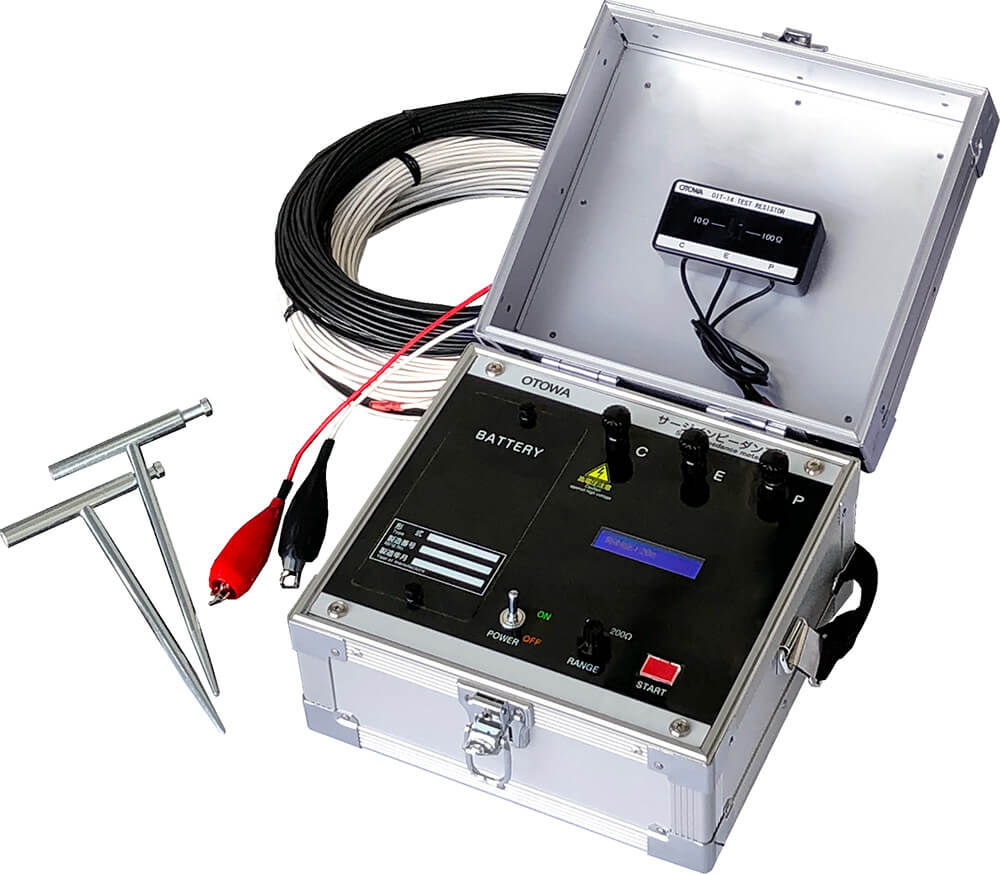 Transient grounding impedance measuring instrument