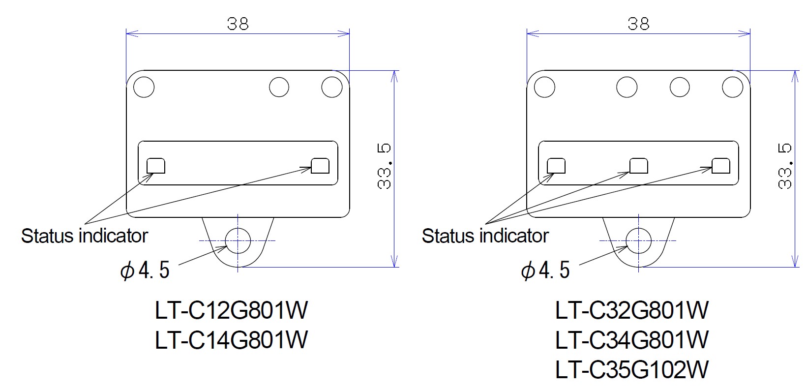 LT-C12G801W, LT-C14G801W, LT-C32G801W, LT-C34G801W, LT-C35G102W